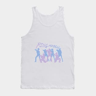 Silhouette design of the billlie group in the ring ma bell era Tank Top